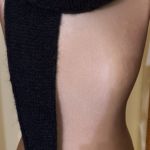 Szalik czarny trójkątny - Szalik