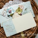 Kopertówka z okazji ślubu-hortensje w ogrodzie - 