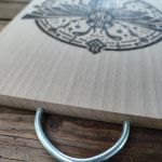 drewniana deska kuchenna pszczoła grawer - bukowa deska kuchenna z pszczołą upominek boho IfGift