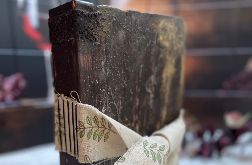 Rustykalna księga gości ręcznie robiona