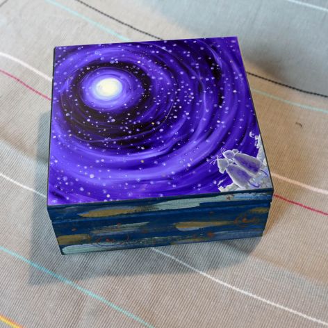 Szkatułka "Szczęście gwiazd" 13x13 cm