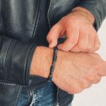 Bransoletka męska turmalin jaspis tj99 - 