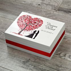Prezent ślubny dla Nowożeńców Kubki w Pudełku