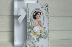 Kartka komunijna ręcznie robiona