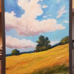 Pejzaż-praca formatu 24x18 cm . - 