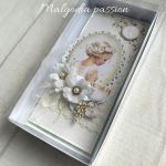 Komunia dziewczynki kartka gratulacyjna - 