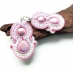 Rose - kolczyki sutaszowe - 