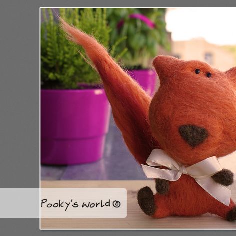Pooky`s world - misiaki filcaki -Rudzielec Lisek Roddie
