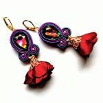 kolczyki sutaszowe Winnica - 