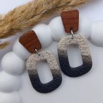 "Kira" - kolczyki z gliny polimerowej. - w stylu boho