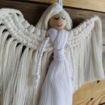 Anioł z makramy - Anioł