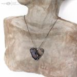 Agatowe serce 03 - serce na szyję
