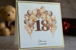 Kartka urodzinowa z kopertą na pieniądze BH20