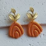 "Selene" - kolczyki z gliny polimerowej. - na wieczór