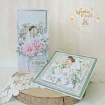 Romantyczna kartka ślubna "Lovely Day Green1" - 