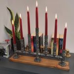 Świecznik Loftowy 7-punktowy F007_2-W1 Loft - Świecznik Loftowy F007_2-W1 Dekoracja Stołu i wnętrza Loft