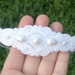 Bransoletka Perłowa Biała - 