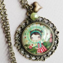 Wiosenna Dziewczyna  NASZYJNIK