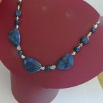 Lapis lazuli, elegancki naszyjnik  - 