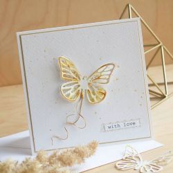 Kartka z motylkiem