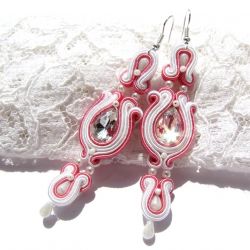  ślubne kolczyki sutasz  