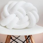 Poduszka Supeł Knot Pillow - Knot Pillow - biel