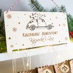 KALENDARZ ADWENTOWY - GARBUS - kalendarz, adwent, ozdoby świąteczne, dekoracje świąteczne