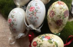 124- Komplet 6 gęsich pisanek w pudełku