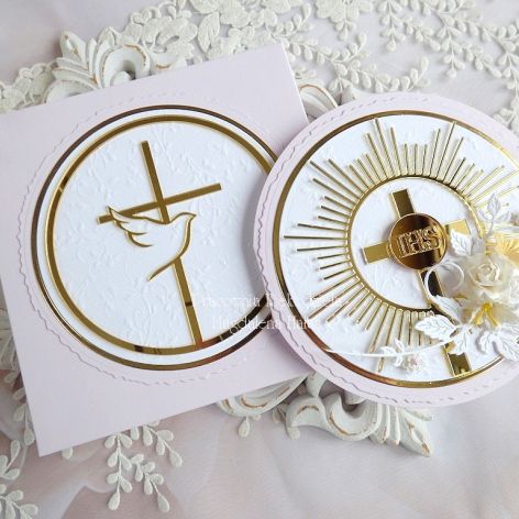 Komunijna kartka w pudełku 630