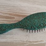 Szczotka do włosów z reliefami - Handmade szczotka do włosów
