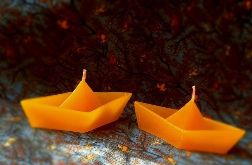 Pływająca świeczka łódeczka