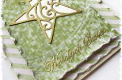 Kartka świąteczna z bombką