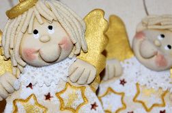 Wesołych świąt – aniołki z masy solnej