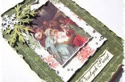 Kartka świąteczna ze stajenką