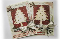 Kartka świąteczna z choinką