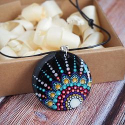 Mandala asymetryczna boho