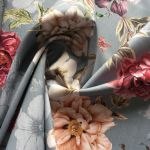 Tkanina dekoracyjna kwiaty - Kwiaty