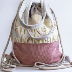 Kolorowa torba plecak 2w1 patchwork