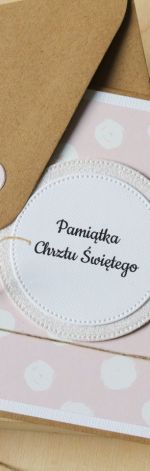 kartka na Chrzest Święty dziewczynki