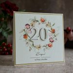 Kartka na 20 urodziny z personalizacją, BH 65 - Kartka na 20 urodziny z personalizacją