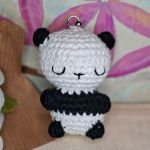 Panda breloczek amigurumi - Breloczek