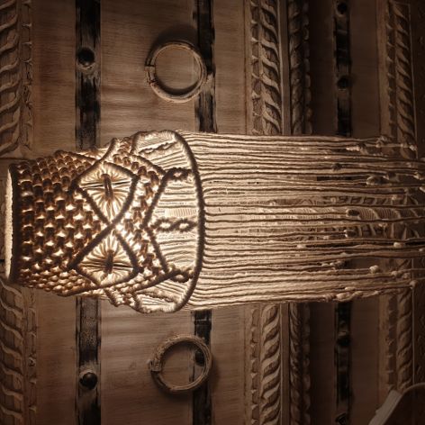 Lampka Lampa Makrama Handmade Boho Eko Bawełna 