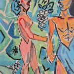 obraz olejny akt fowizm i ekspresjonizm - 