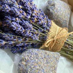 Zestaw lawenda i woreczki lawendowe szusz