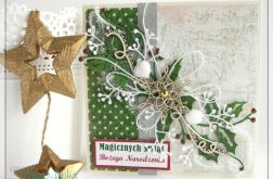 Kartka świąteczna z gałązkami 1