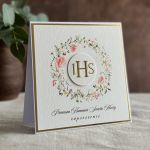 Ręcznie robione zaproszenia komunijne wzór 48 - Ręcznie robione zaproszenia komunijne