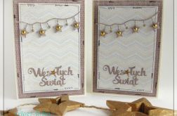 Kartka świąteczna z gwiazdkami 1