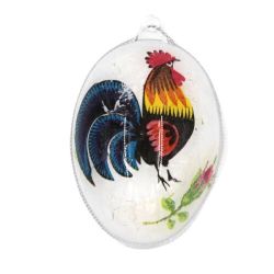 Jajko Akrylowe Dekoracyjne na Wielkanoc - Kogut jak Malowany