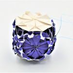 Bombka origami mini kusudama z papieru kwiaty - 4