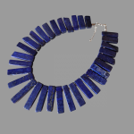 Królewski naszyjnik "Wachlarz" z Lapis Lazuli - Na bogato naszyjnik z lapis lazuli